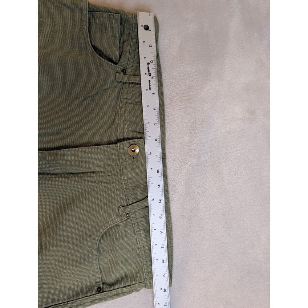 Men's 34X31 No Boundaries Double Knee Corduroy Carpenter Pants Baggy Green Y2K - Picture 5 of 6